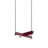Mile 02 Suspension Lamp: Textured Burgundy