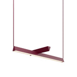 Mile 03 Suspension Lamp: Textured Burgundy