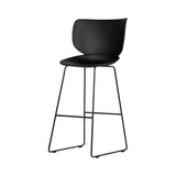 Hana Bar + Counter Stool: Set of 2 + Bar + Black