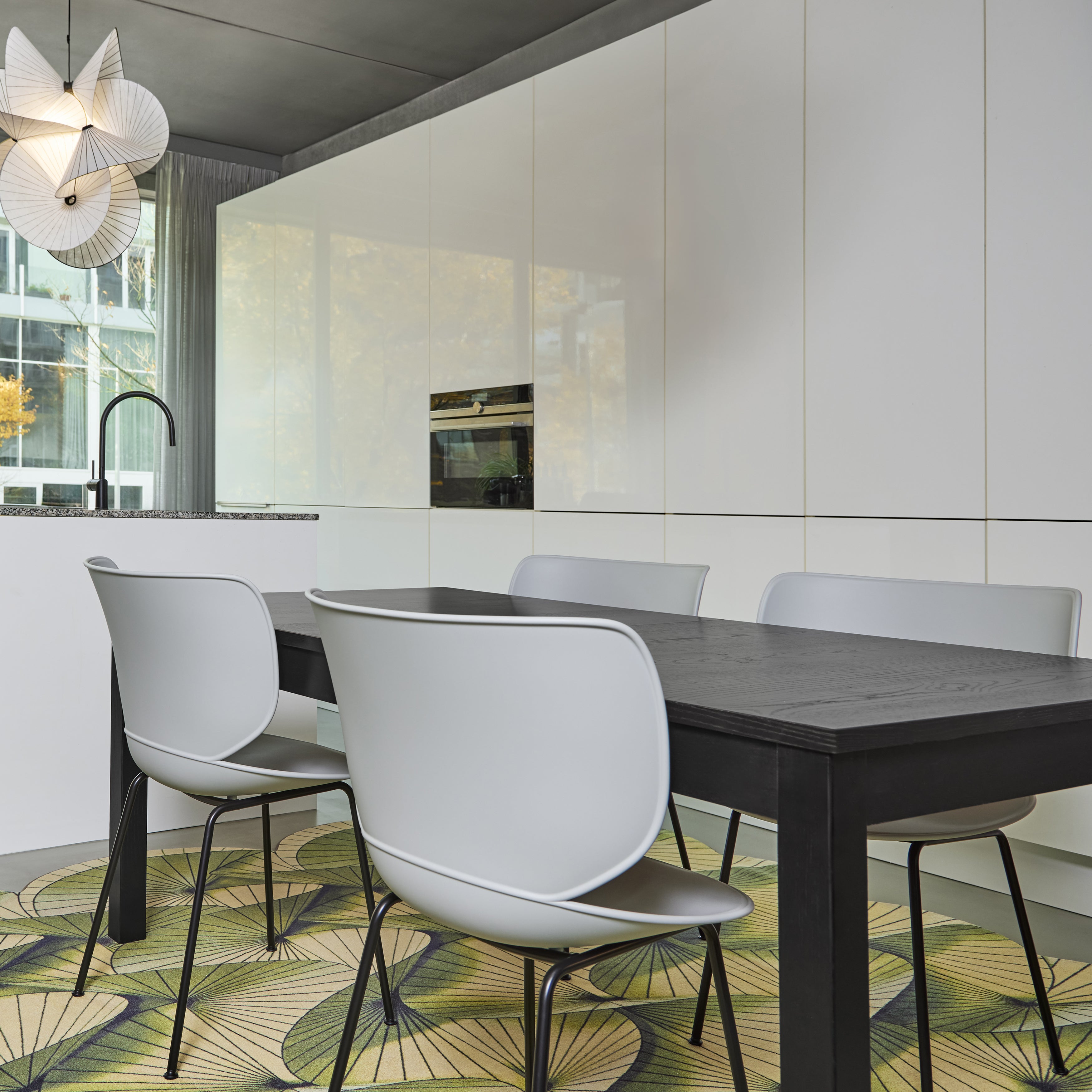 Hana Bar + Counter Stool: Set of 2