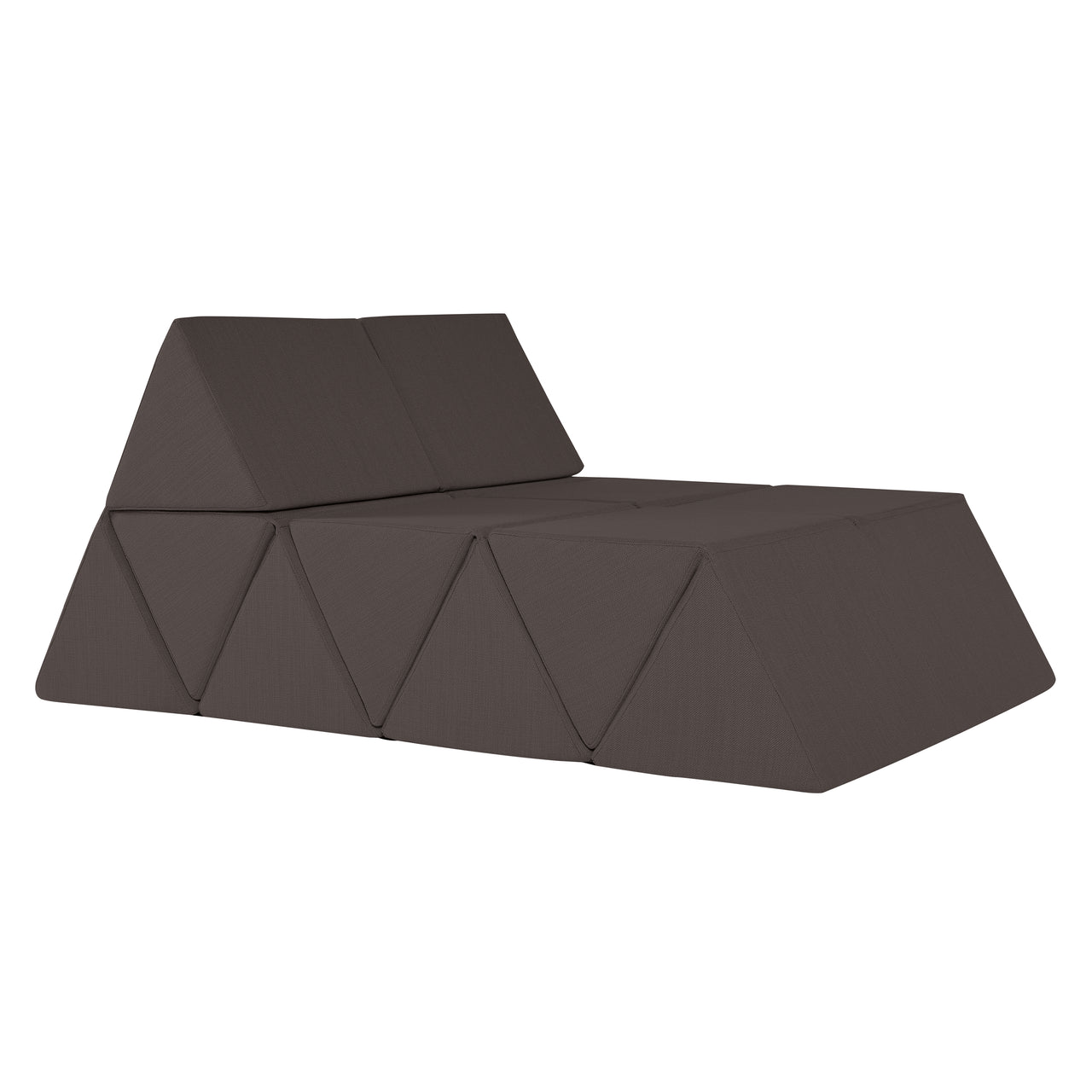 Peak Lounge Sofa: Outdoor + Charcoal