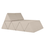 Peak Lounge Sofa: Sand