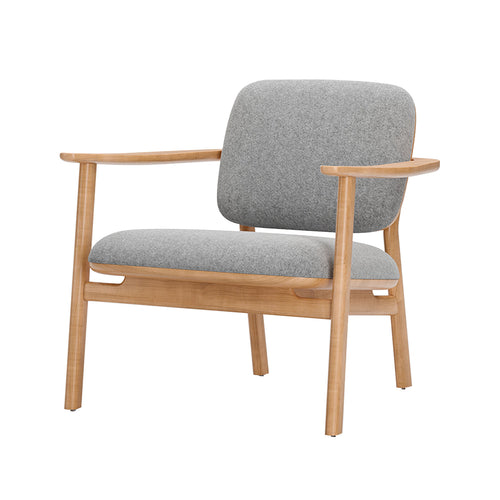 Marea Lounge Chair: Natural Oak