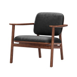 Marea Lounge Chair: Natural Walnut