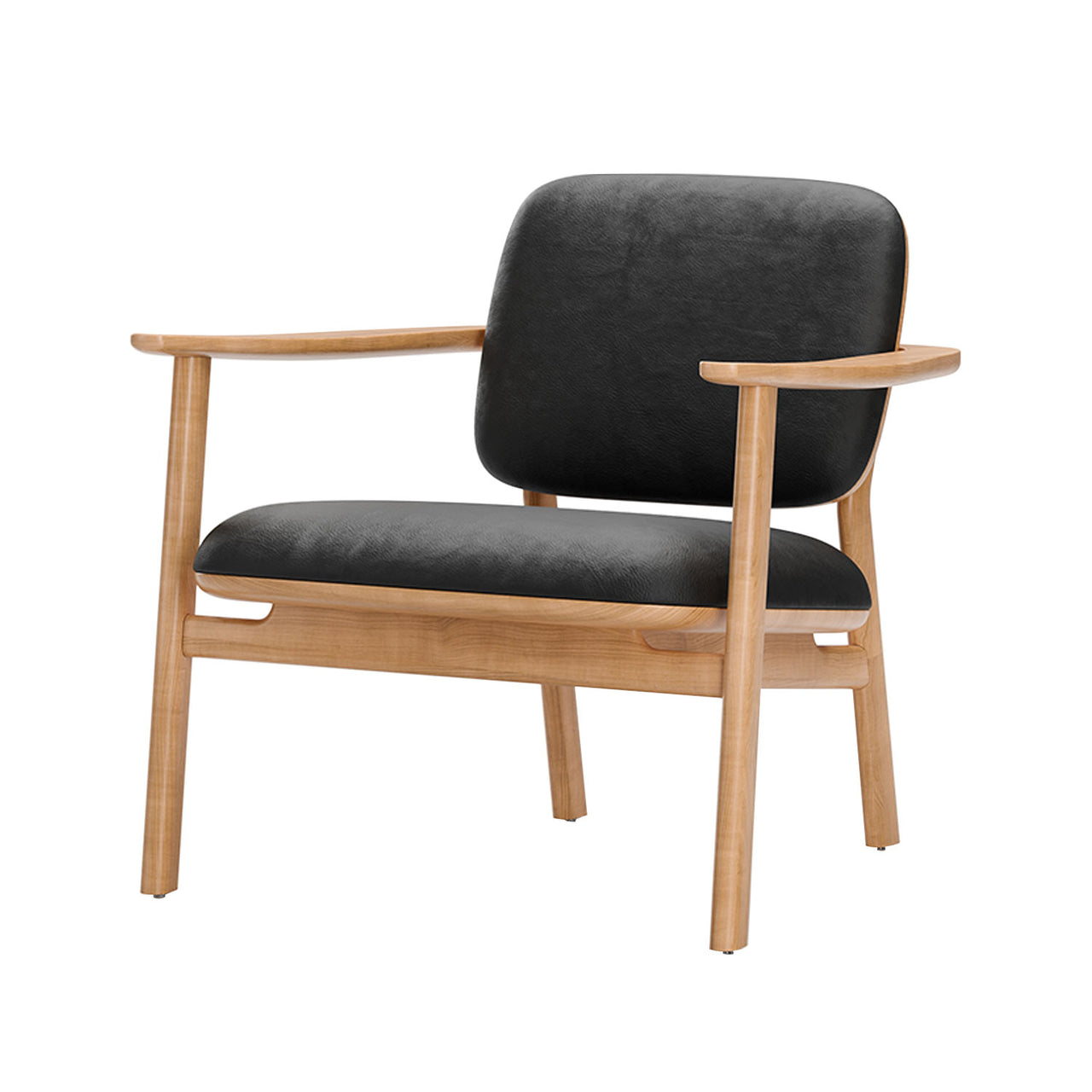Marea Lounge Chair: Natural Oak