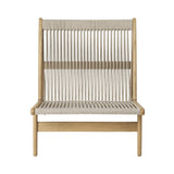 MR01 Initial Chair with Cushion: Solid Oak