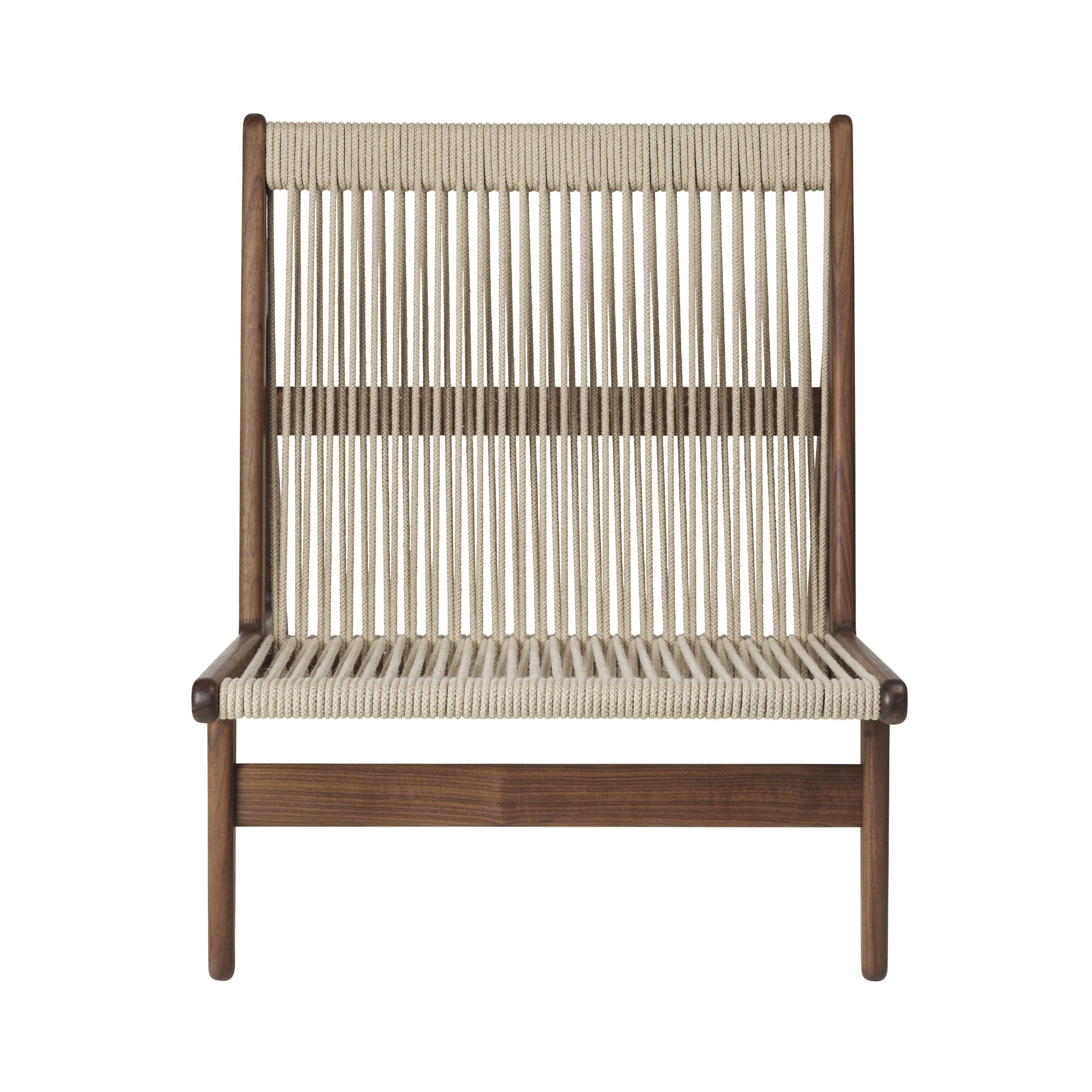MR01 Initial Chair with Cushion: Solid American Walnut