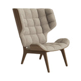 Mammoth Lounge Chair: Front Upholstered + Light Smoked Oak
