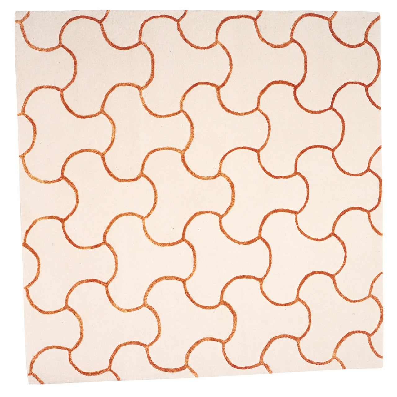 Marc De Luxe Platinum Square Rug: Small