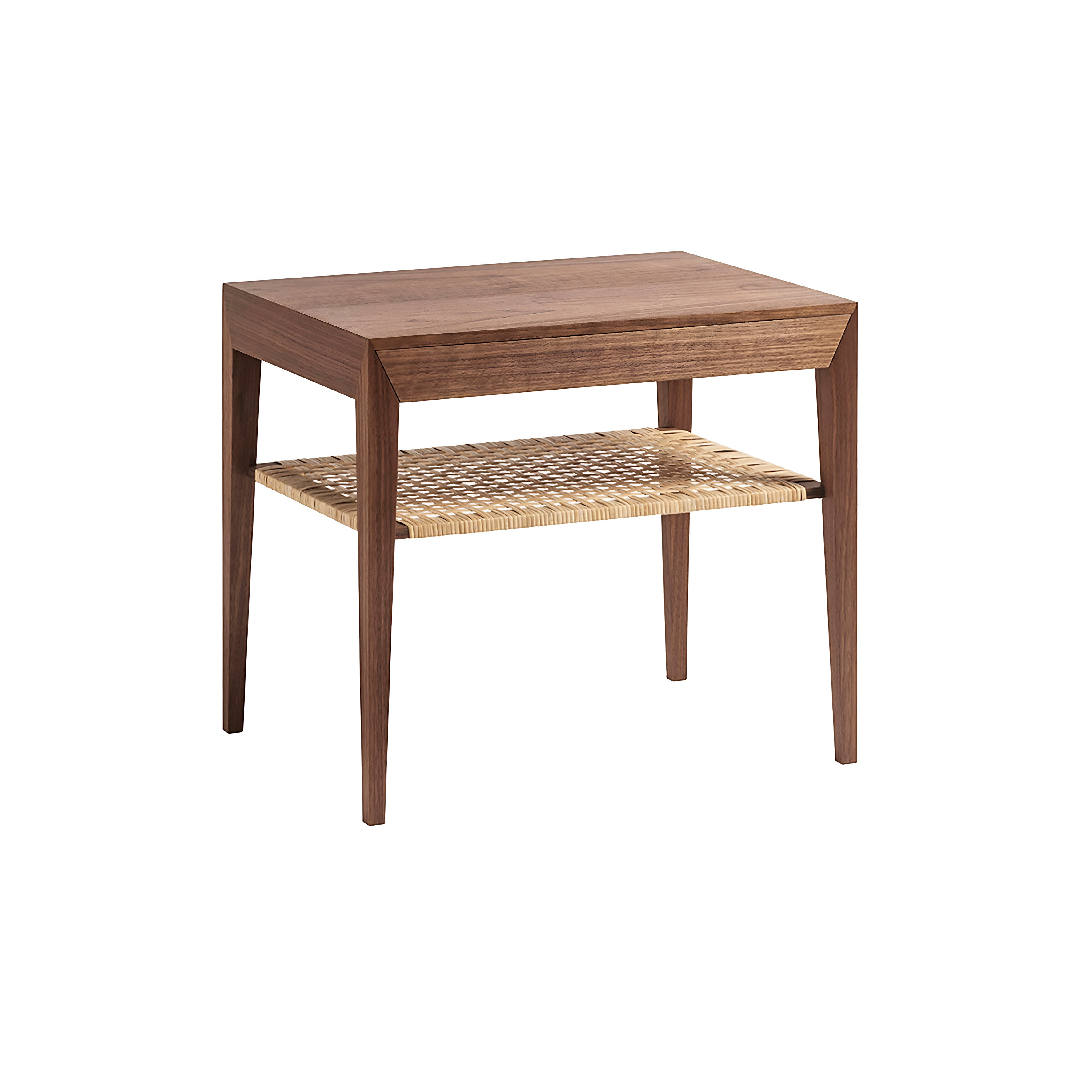 Margrethe Bedside Table: Walnut