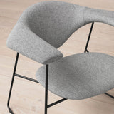 Masculo Dining Chair: Sledge Base + DI