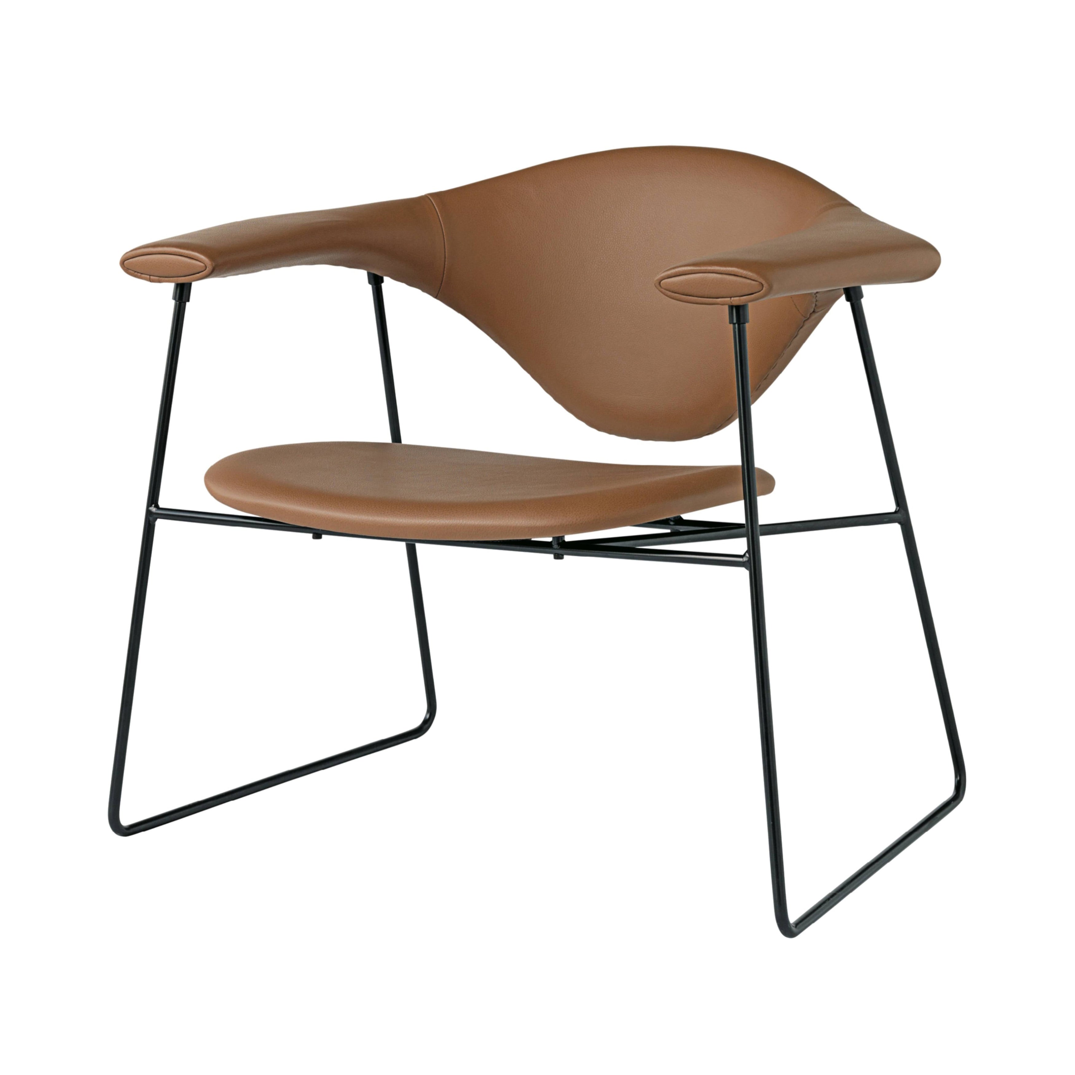 Masculo Lounge Chair: Sledge Base