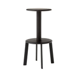 Massif Bar + Counter Stool: AV40 + AV39 + Counter(AV39) + Dark Stained Oak + Warm Black