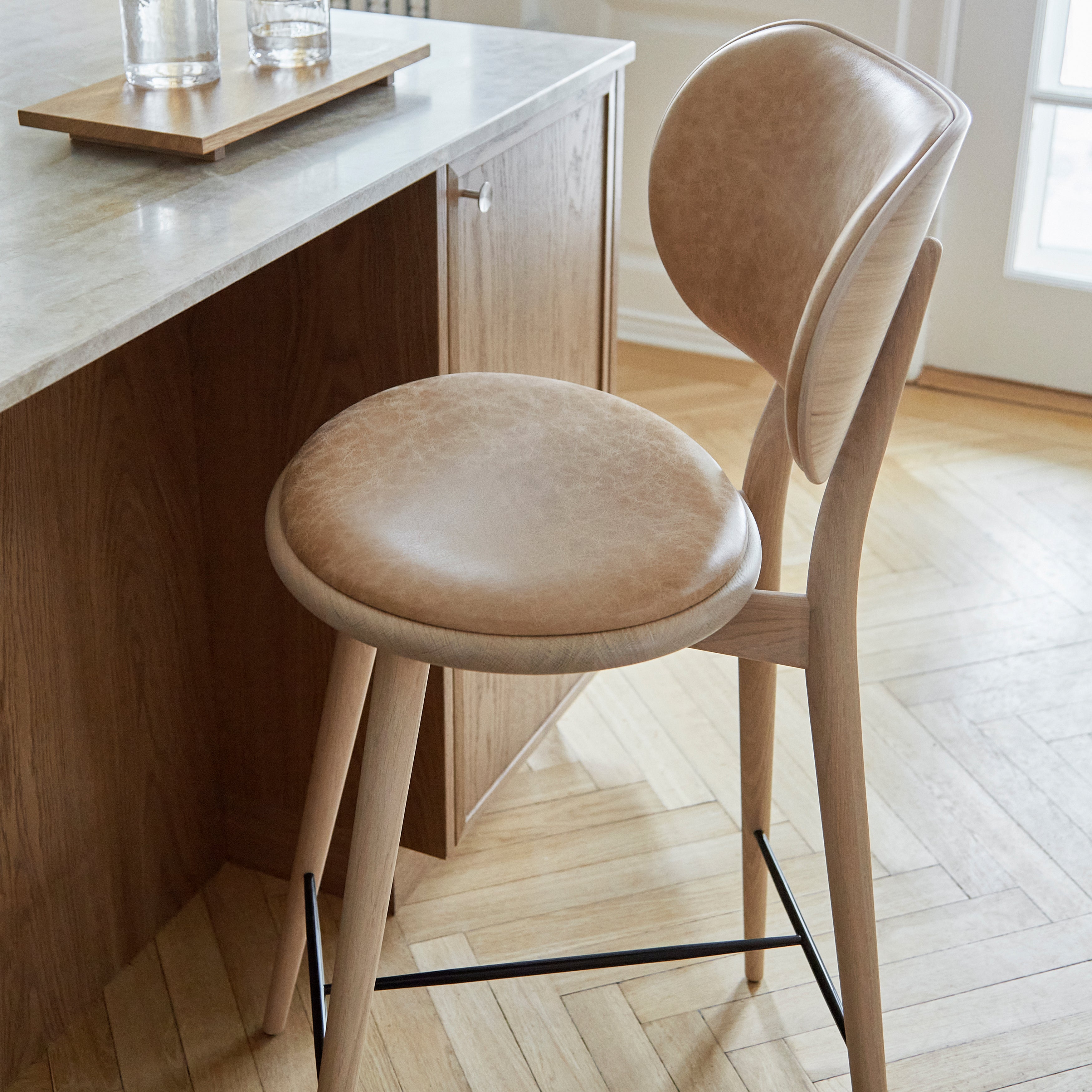 High Stool Backrest
