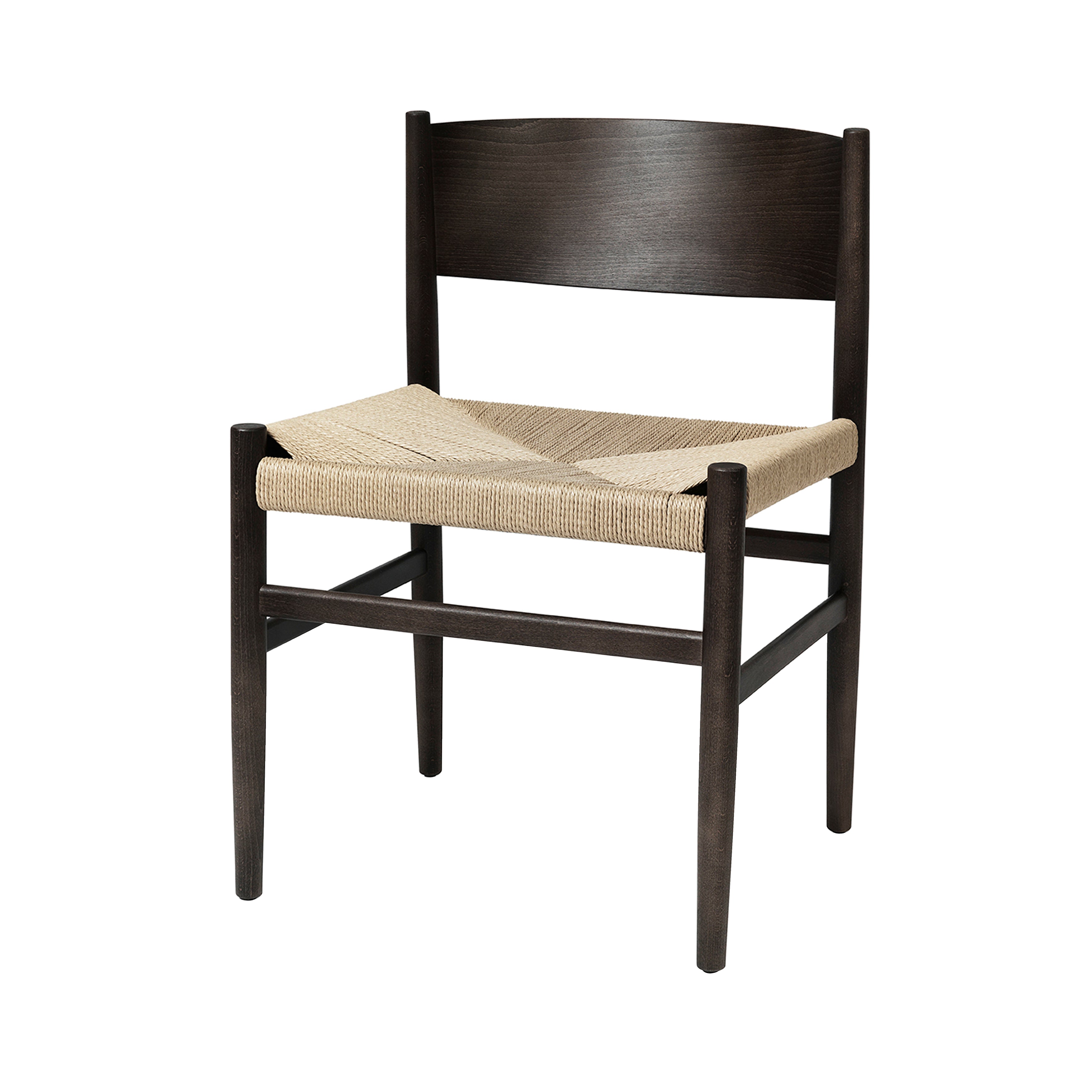 Nestor Chair: Sirka Grey Stained Beech + Without Armrest