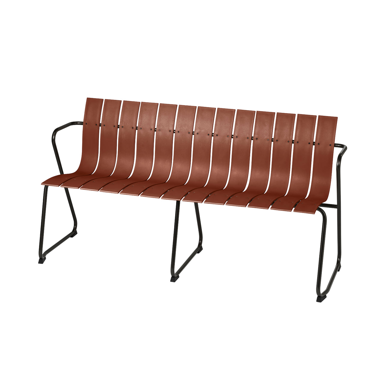Ocean Bench: Burnt Red