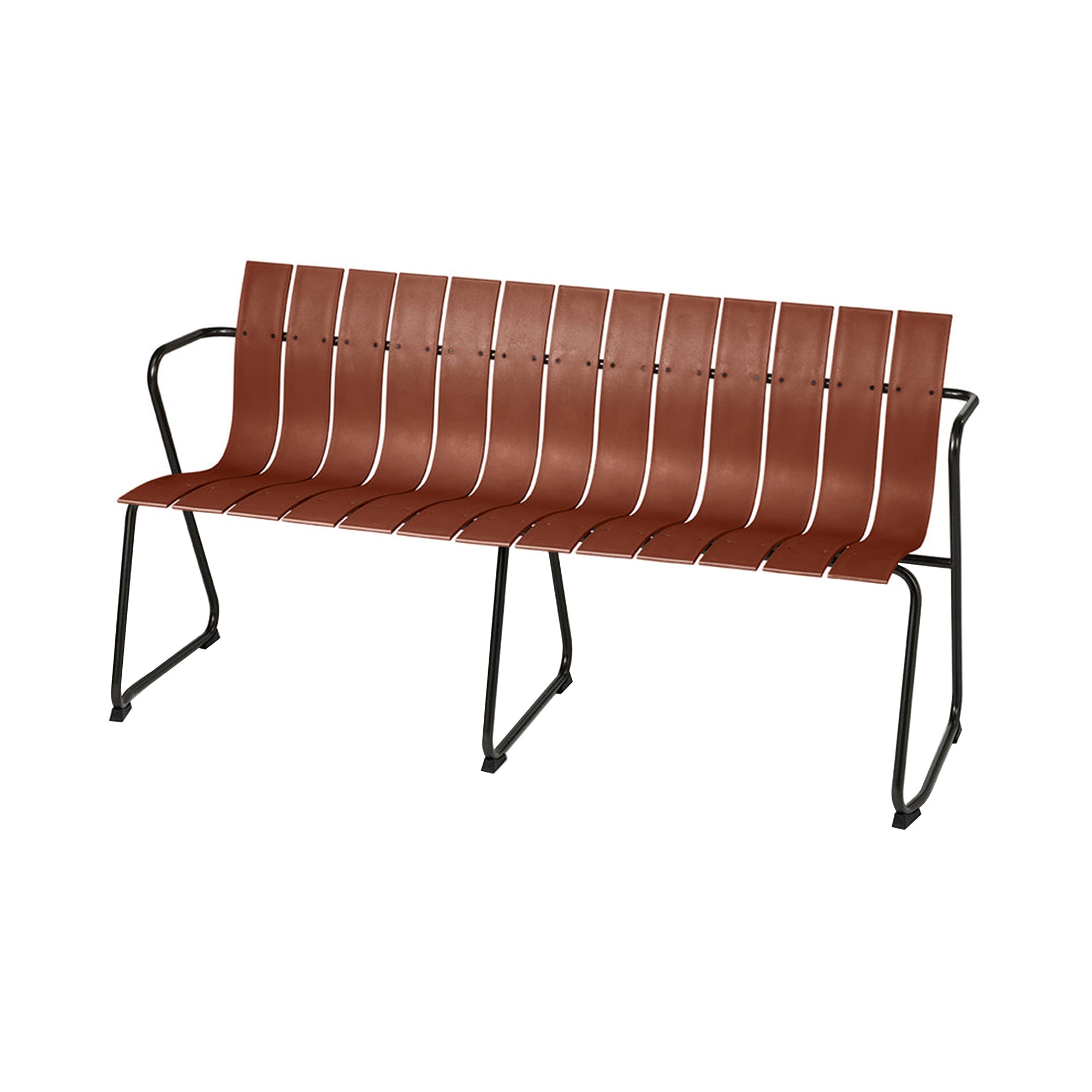 Ocean Bench: Burnt Red