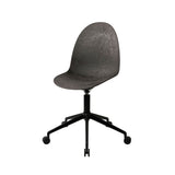 Eternity Swivel with Castor: Coffee Waste Black + Black