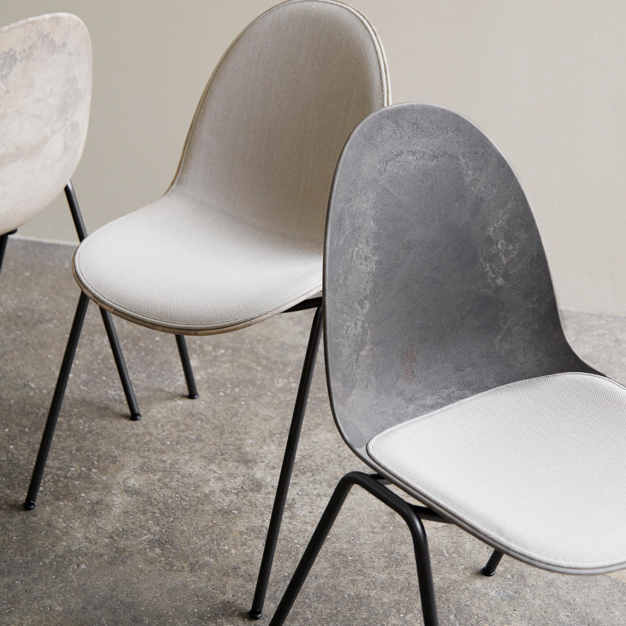 Eternity Side Chair: Front Upholstered