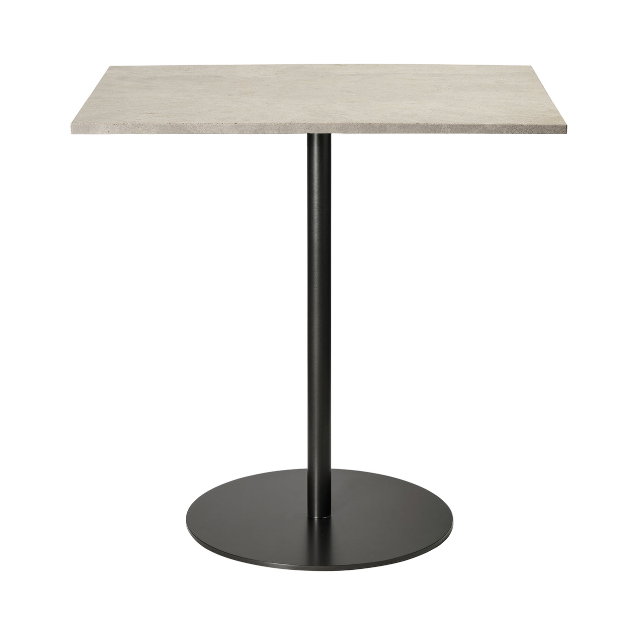 Mater Café Table: Rectangle + Wood Waste Grey
