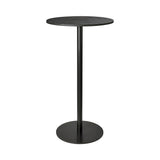 Mater Bar Table: Round + Coffee Waste Black