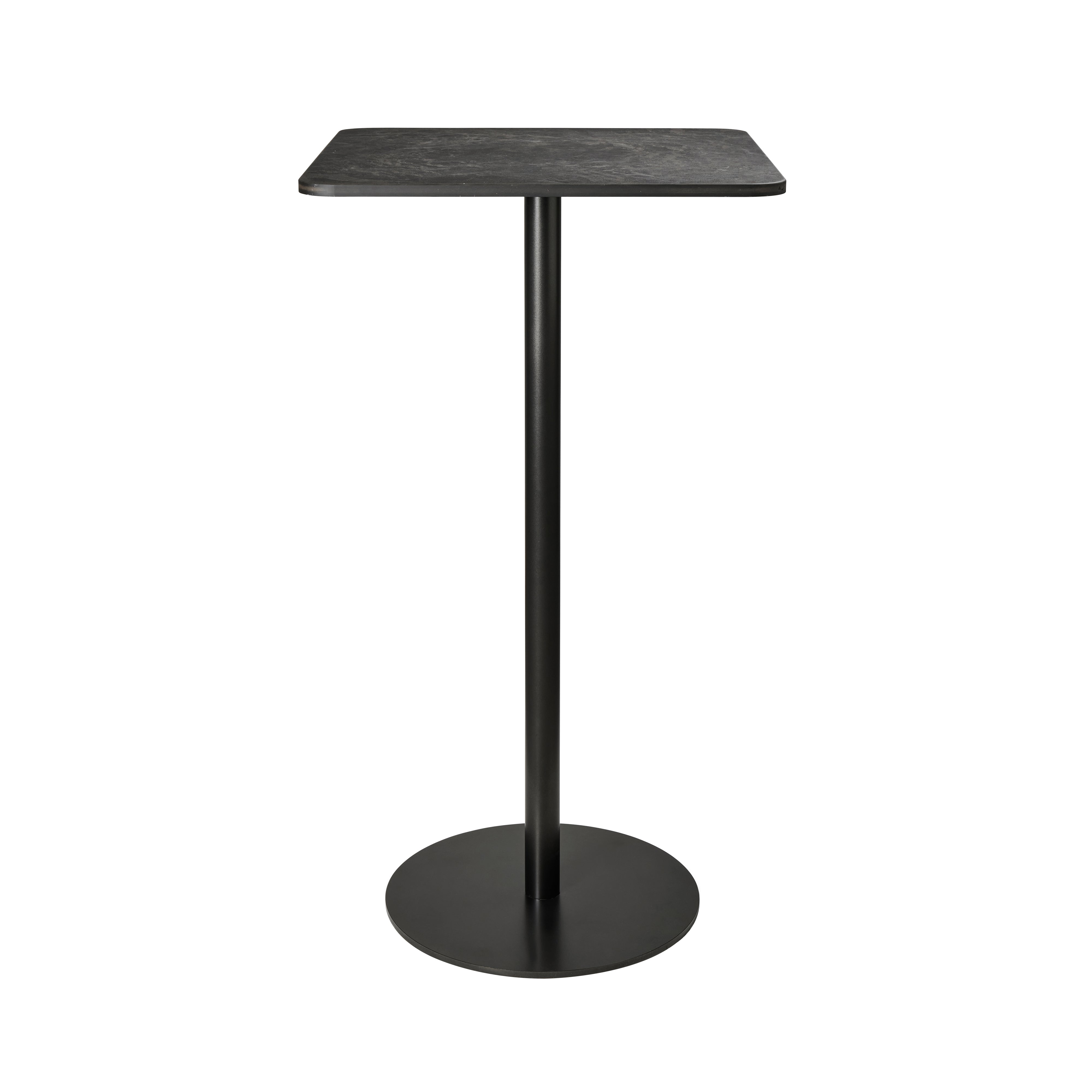 Mater Bar + Counter Table: Bar + Square + Coffee Waste Black