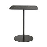Mater Café Table: Square + Coffee Waste Black