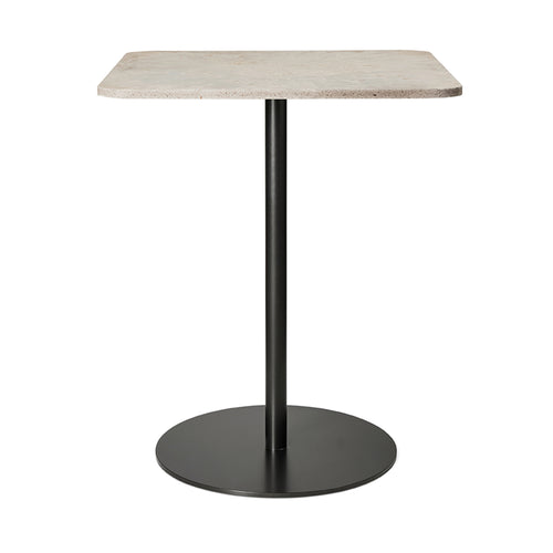 Mater Café Table: Square + Wood Waste Grey