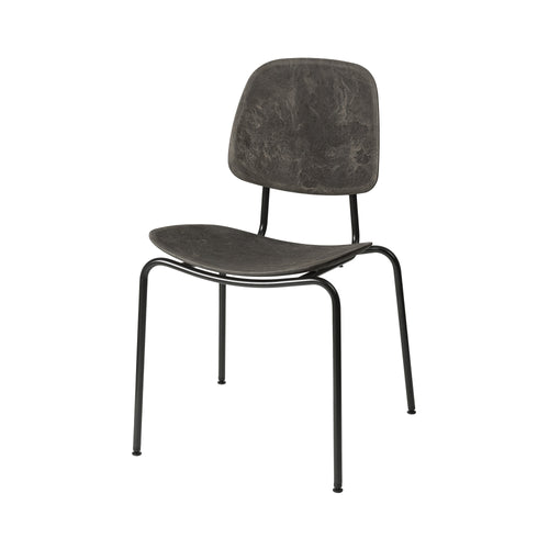 Compound Stacking Dining Chair: Coffee Waste Black