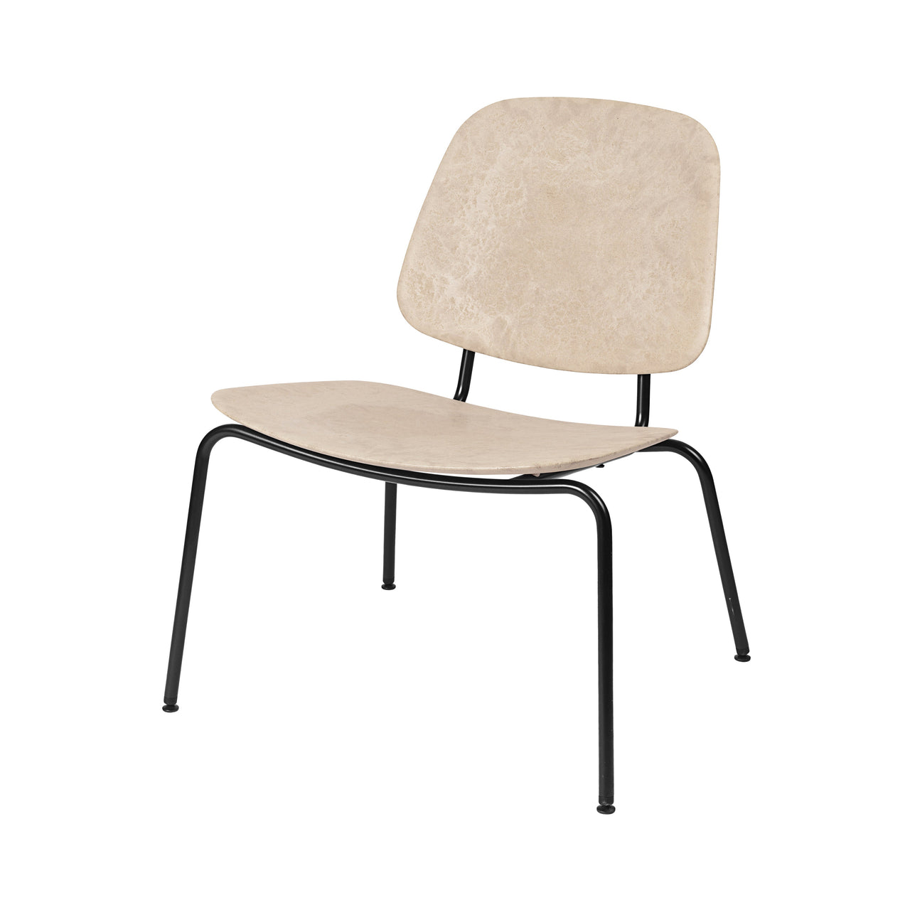 Compound Stacking Lounge Chair: Wood Waste Grey