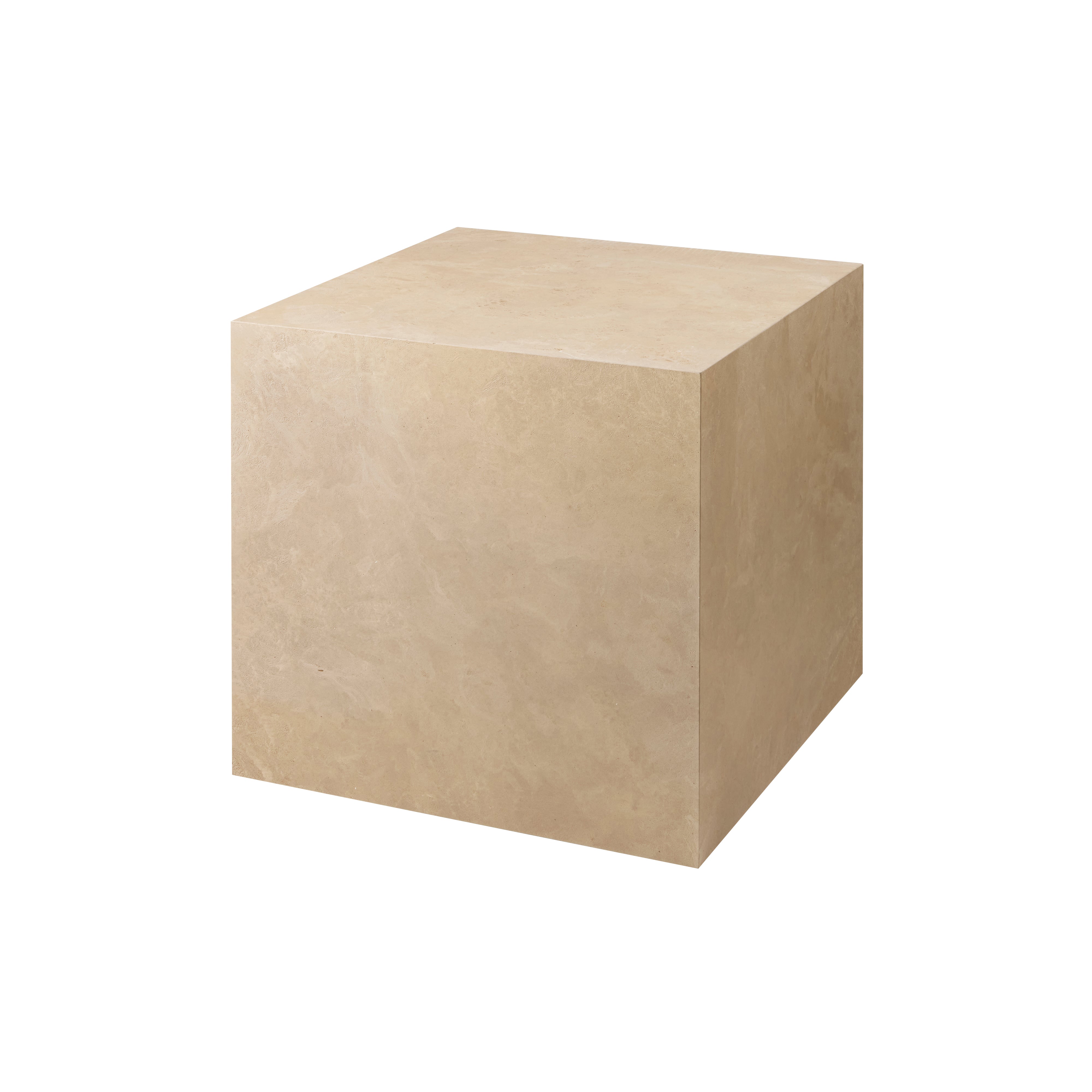 Mater Cube Side Table: Coffee Waste Light