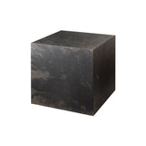 Mater Cube Side Table: Coffee Waste Black