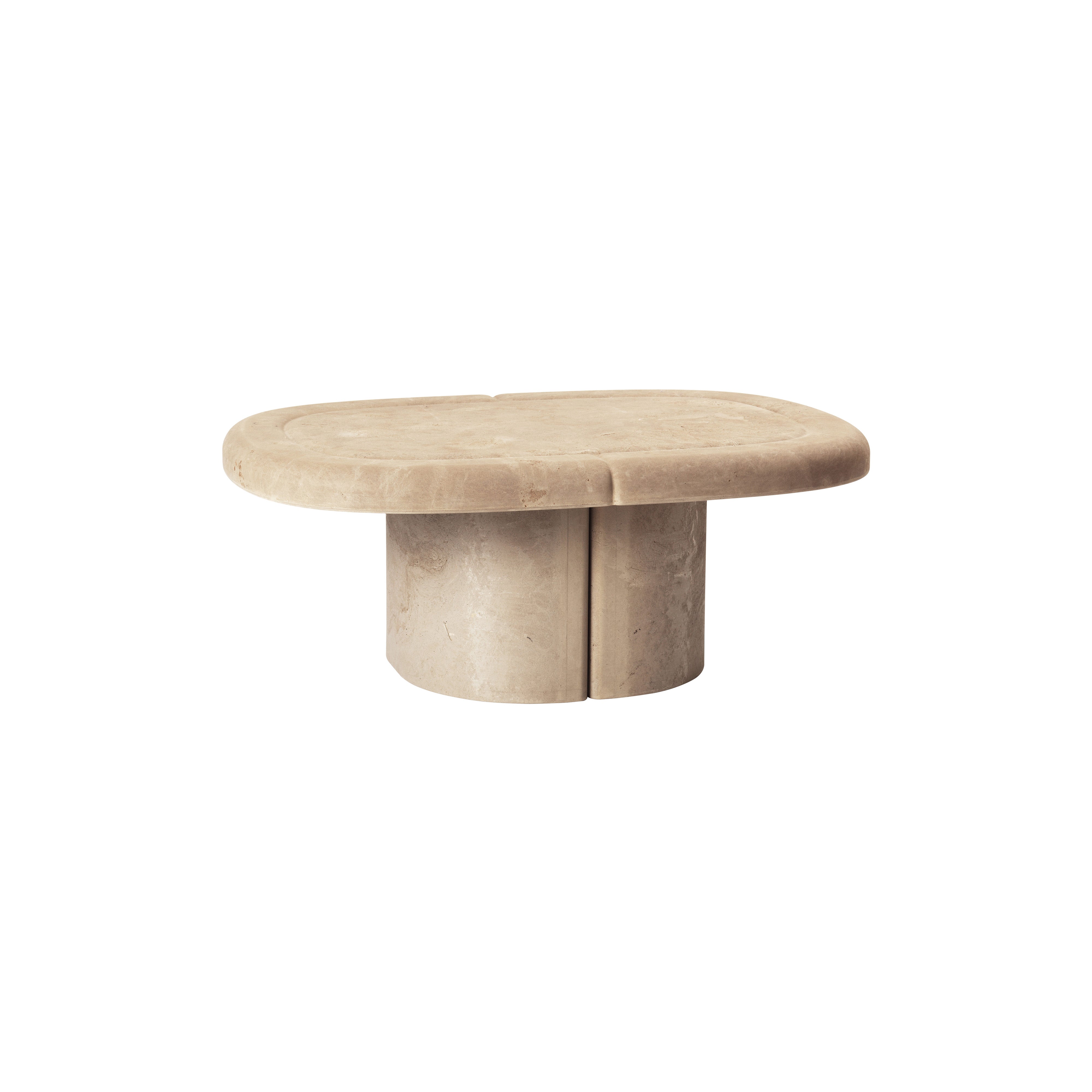 Alder Lounge Table: Sand + Oval