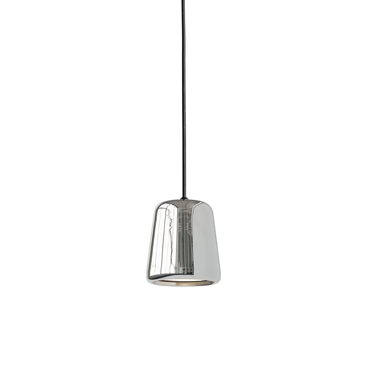 Material Pendant Light: Stainless Steel + Black