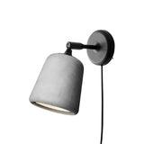 Material Wall Lamp: Light Grey Concrete