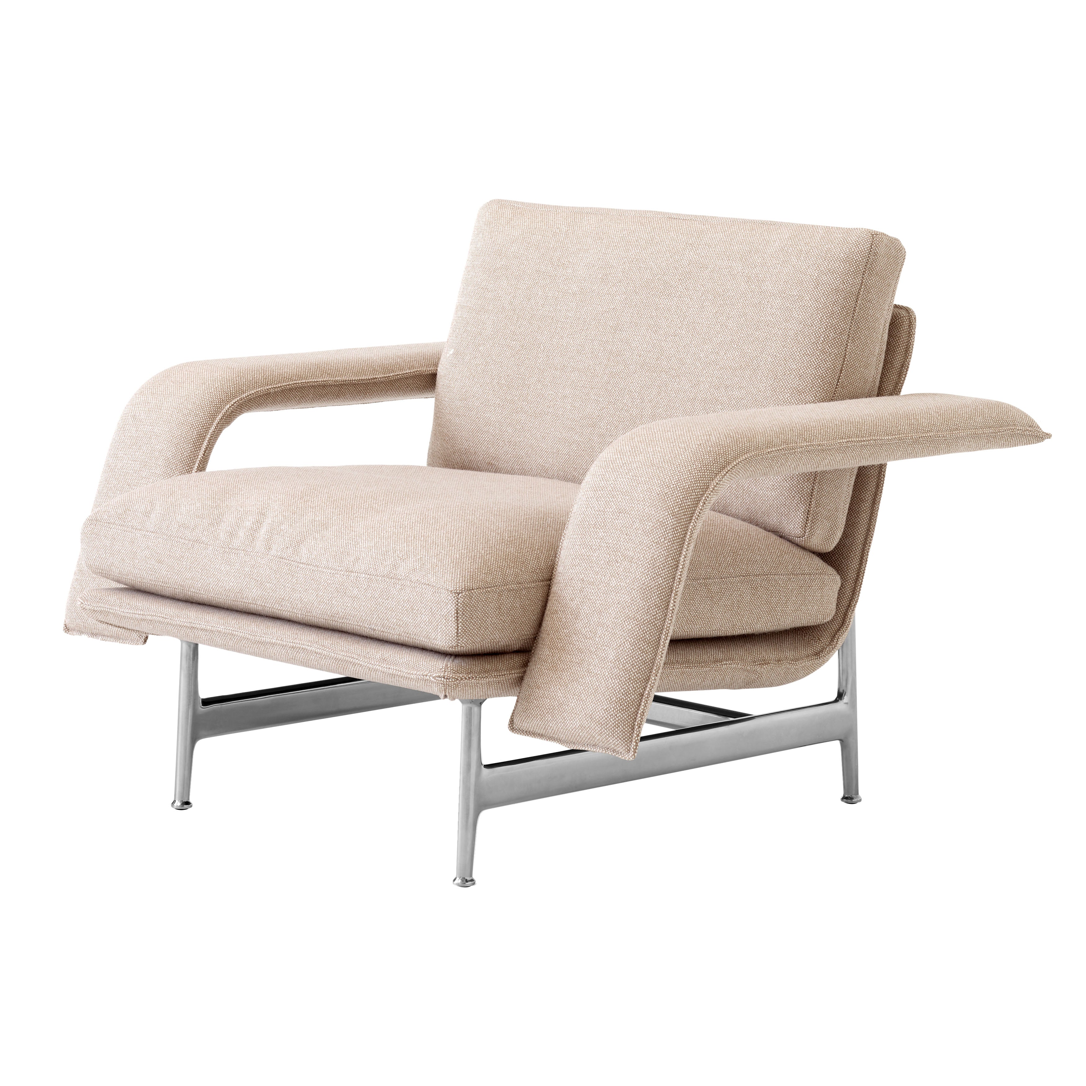 Meantime AV29 Lounge Chair: Polished Aluminum