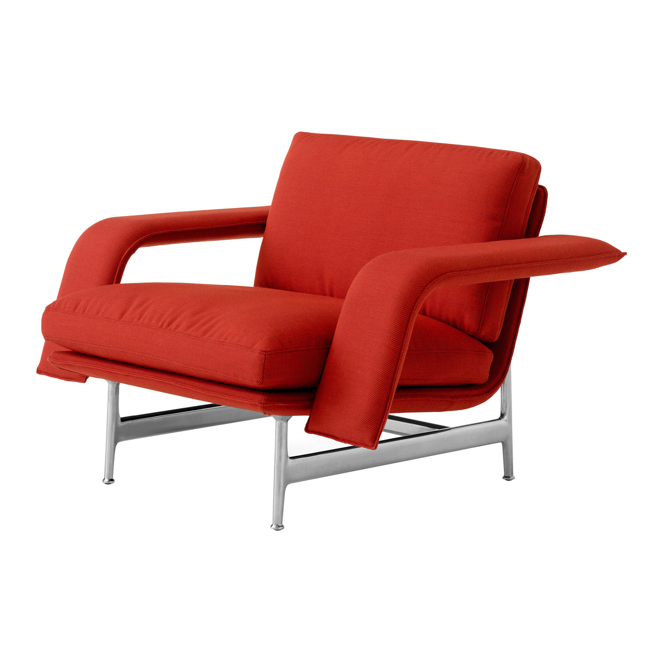 Meantime AV29 Lounge Chair: Polished Aluminum