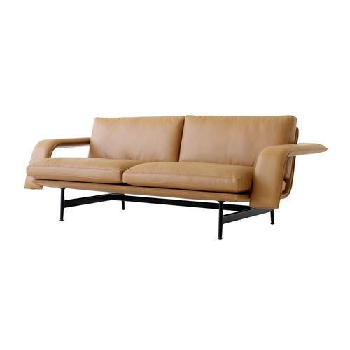 Meantime 2 Seater Sofa: AV30 + Warm Black