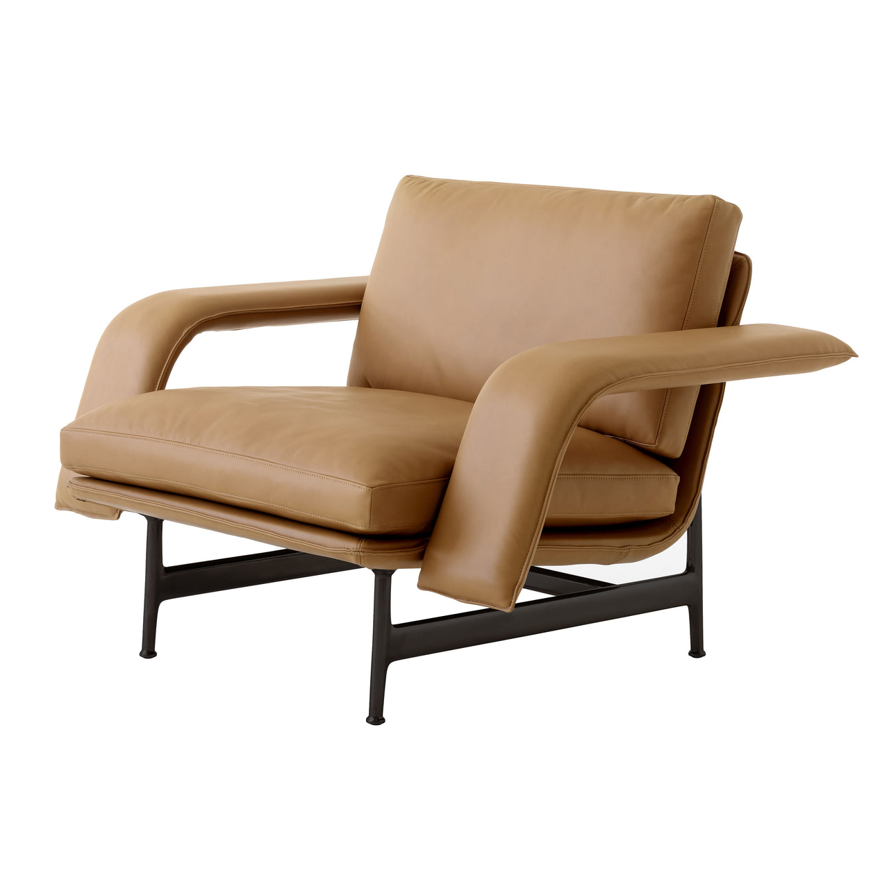 Meantime Lounge Chair: AV29 + Warm Black