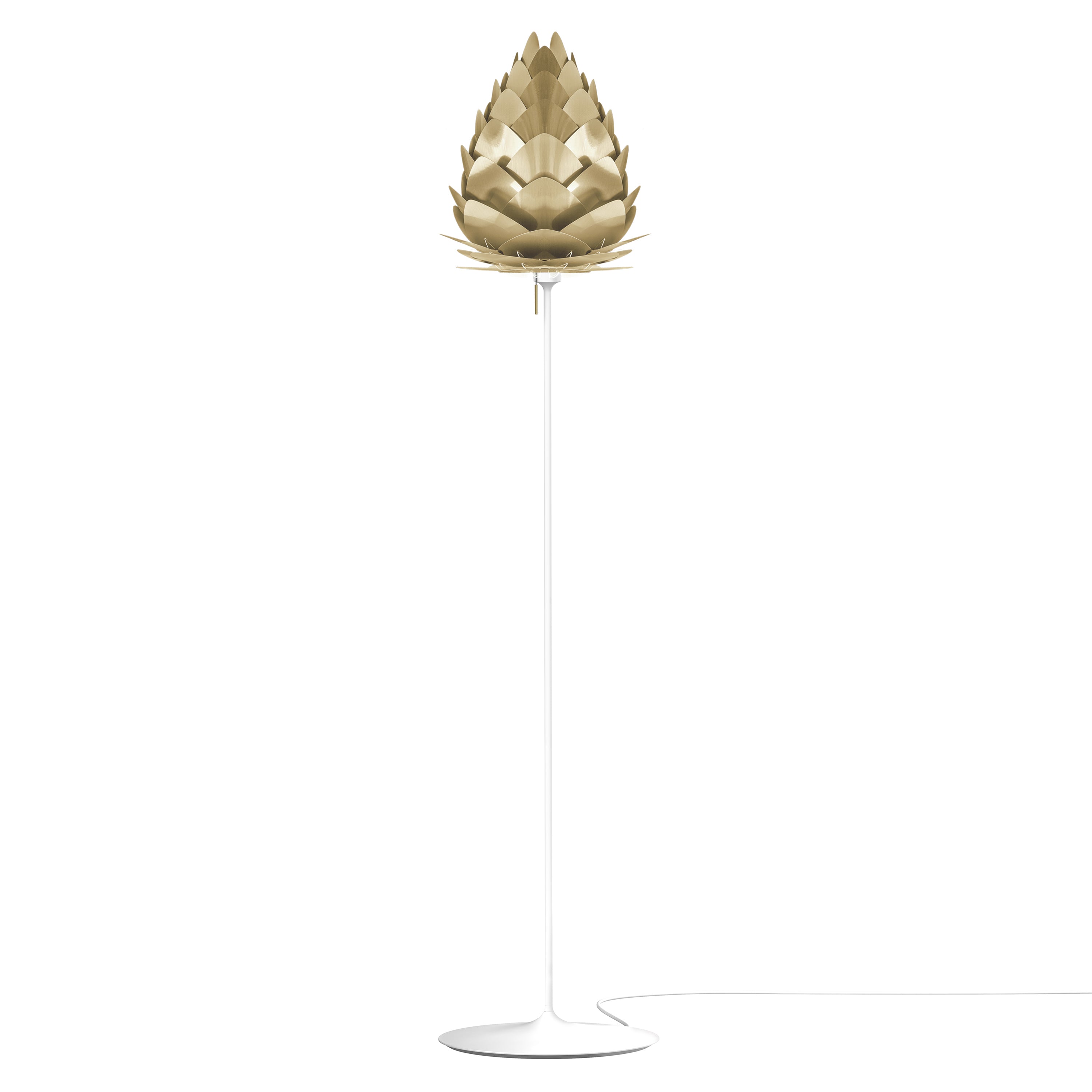 Conia Champagne Floor Lamp: Medium - 15.7