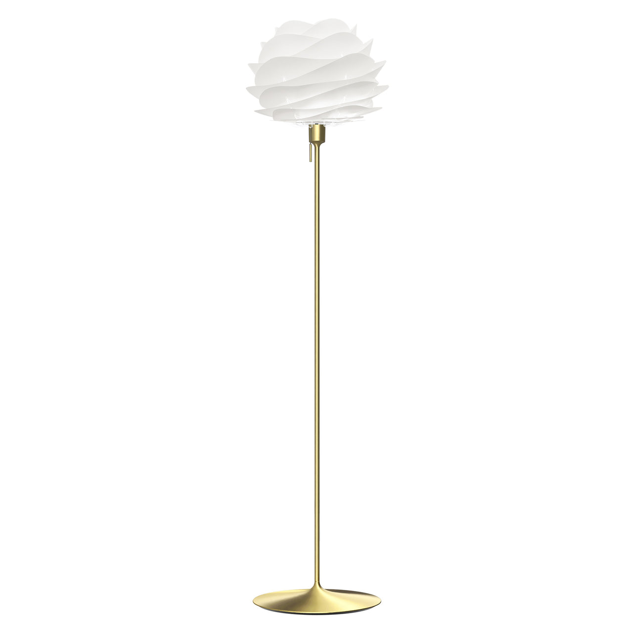 Carmina Champagne Floor Lamp: Medium - 18.9