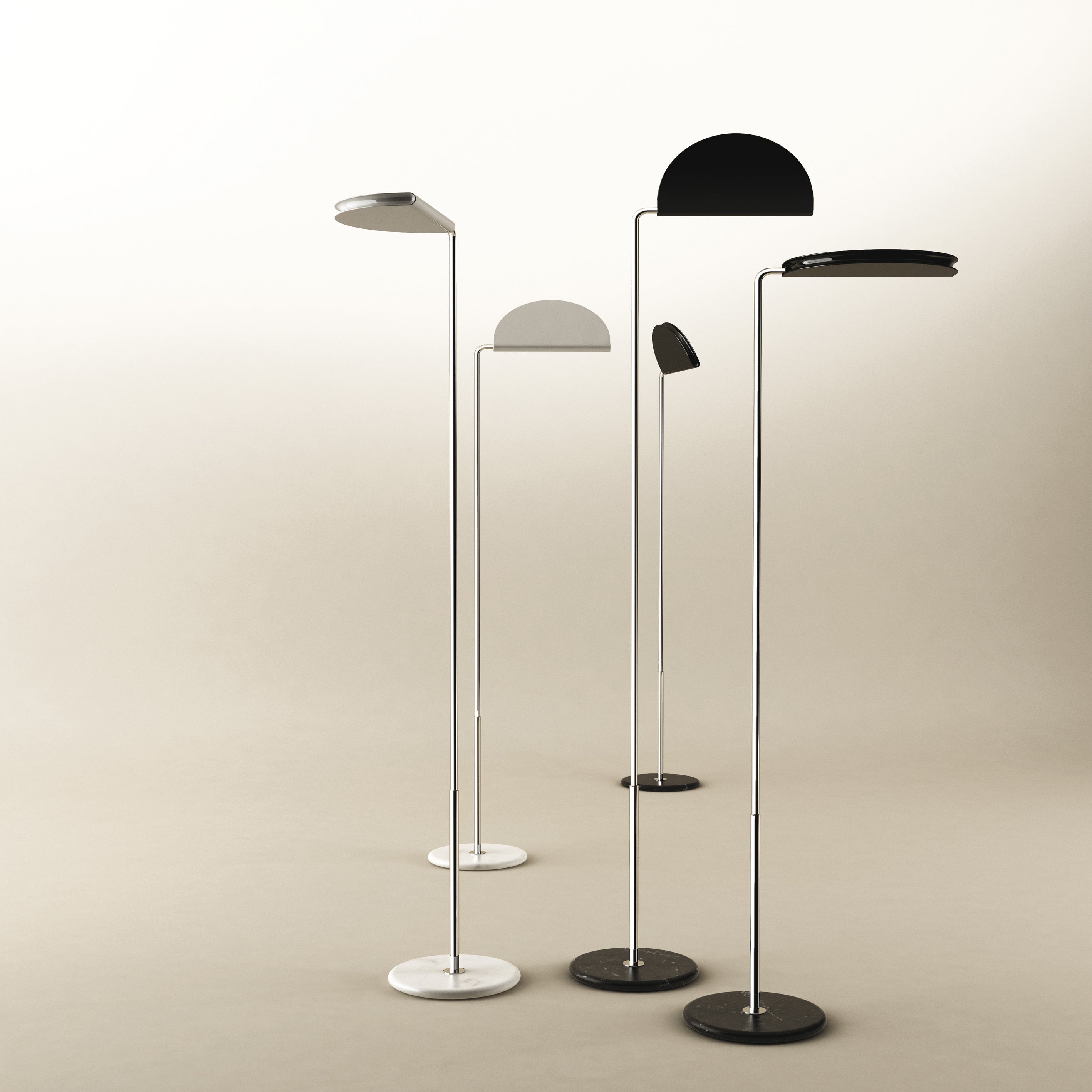 Mezzaluna Floor Lamp