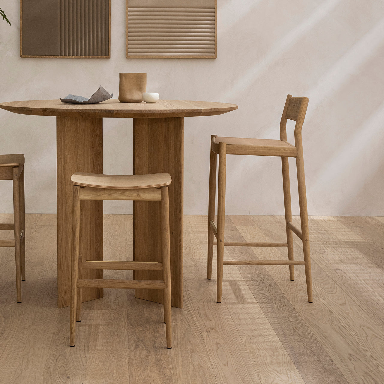 Minatomirai Cafe Bar + Counter Stool N-BS01: LS