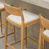 Minatomirai Cafe Bar + Counter Stool N-BS01: Upholstered + LS