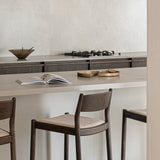 Minatomirai Cafe Bar + Counter Stool N-BS01: Upholstered + LS