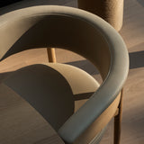 Minatomirai Cafe Side Chair N-SC01: Upholstered + DI