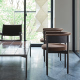 Minatomirai Cafe Side Chair N-SC01: Upholstered + LS