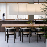 Minatomirai Cafe Side Chair N-SC01: Upholstered + LS