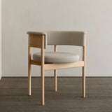 Minatomirai Cafe Side Chair N-SC01: Upholstered + LS