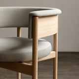 Minatomirai Cafe Side Chair N-SC01: Upholstered + LS
